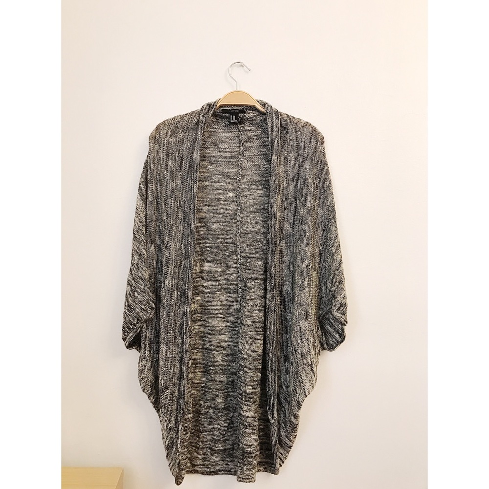 Forever 21 Marled black cardigan
